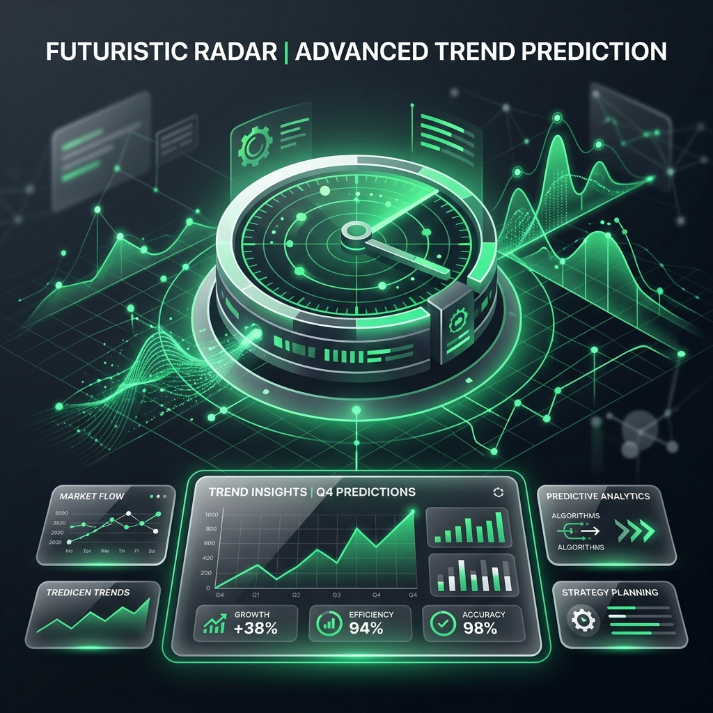Infografía: Flujo predictivo de Social Listening con IA